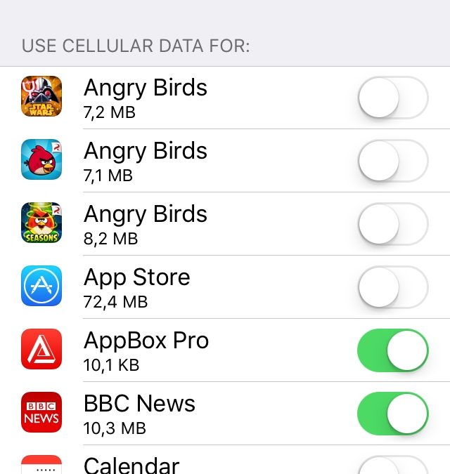 How to configure the App Store to save cellular data